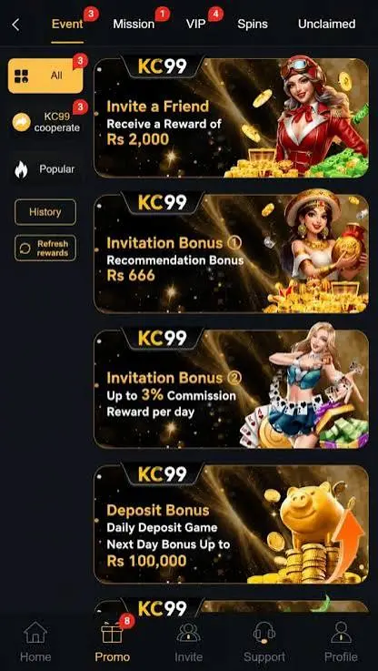 kc99 game invite