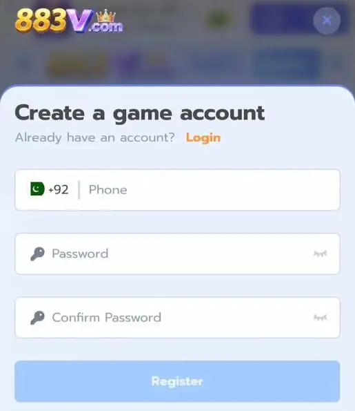 883v game register