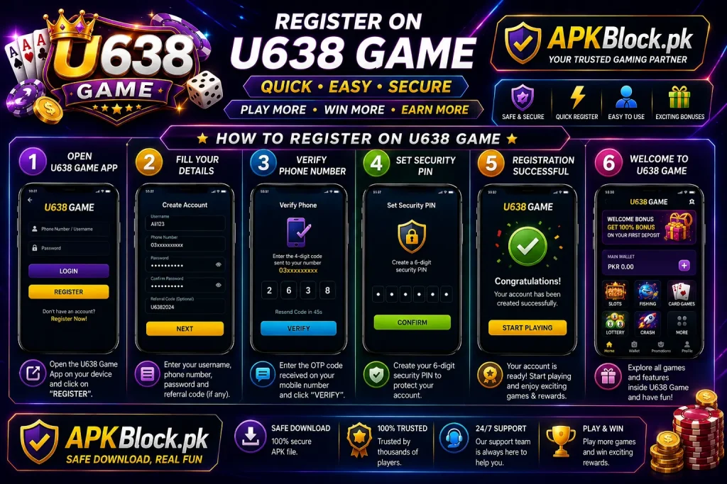 u638 game register